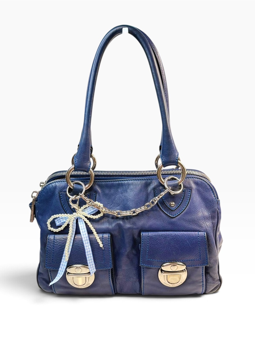 π Vintage Y2K Archival Mark Jacobs βBlakeβ Slouchy Sathel Bag - Italy - Picture 4 of 16